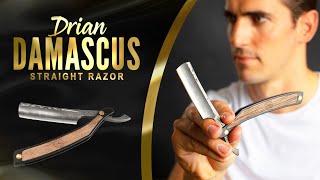 Damascus Drian Straight Razor [upl. by Sibella617]