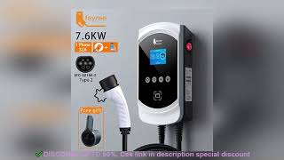 ✔️feyree EV Charger 32A 76KW Electric Vehicle Car Charger EVSE Wallbox 11KW [upl. by Clifford]