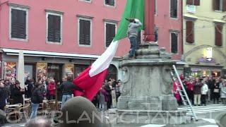 2014  Cividale del Friuli  Ammainabandiera Alpini [upl. by Eerb652]