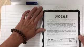 Interactive Notebook Setup [upl. by Iiette]