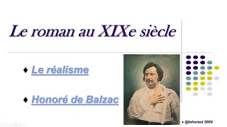 Honoré de Balzac Le roman au XIXe siècle [upl. by Heydon418]