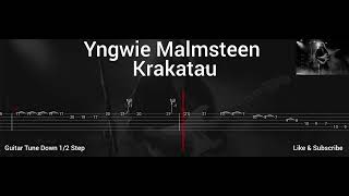 Yngwie Malmsteen  Krakatau  Tab Guitar [upl. by Aleil]