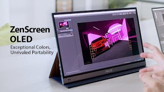 Exceptional Colors Unrivaled Portability  ZenScreen OLED Series Portable Monitor  ASUS [upl. by Lupien]