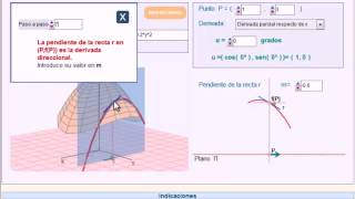 Interpretación Geométrica de la Derivada Direccional [upl. by Ahsitauq]