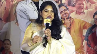 Actress Nivetha Thomas Cute Telugu Speech  35 Chinna Katha Kaadu Teaser Launch  MS Talkies [upl. by Nichola284]