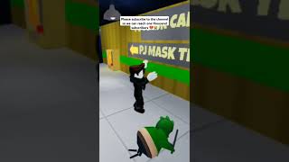 Pajama Mask invades Barrys prison Barry vs Pajama Mask Roblox roblox barryroblox [upl. by Adnoel694]