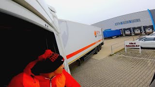 127 Advies Vrachtwagen CE  CMR  Bochten afslag door sturen [upl. by Bolan]