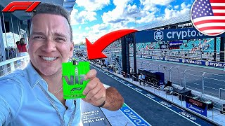 FÓRMULA 1 VIP EN MIAMI 🔥 ¡Solo MILLONARIOS pueden VIVIRLO Paddock Club [upl. by Rockafellow]