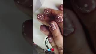 ￼ Acrylic overlay nail extension 💅💫🦋 [upl. by Ayekehs]