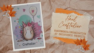 Haul Craftelier rangements et découverte de matériel [upl. by Lurlene]