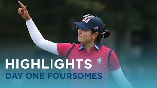 Morning Highlights  Day One  2024 Solheim Cup [upl. by Esinel250]