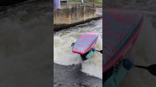 Freestyle kayaking🌊 Nottingham England kayaking whitewaterkayaking freestylekayak [upl. by Ramahs]