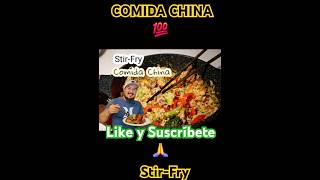 COMIDA CHINA 😋Arroz Chino StirFry 🤩cocina comida comidachina [upl. by Allisirp]