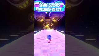 Sonic Colors ultimate starlight Carnival battle SonicTheHedgehog SonicColors Sega shorts ￼￼ [upl. by Getter]