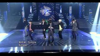 HD Super Junior Heechuls last performance  Mr Simple [upl. by Rfinnej]