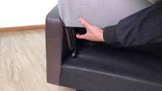 Recliner sofa disassemble video [upl. by Giustino]