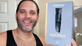 MANSCAPED The Beard Hedger  Premium Mens Beard Trimmer with 20 Adjustable Lengths  Review [upl. by Ahsinroc593]