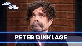 Peter Dinklage Reacts to Tattoos of Tyrion Lannister from Game of Thrones [upl. by Nefen341]