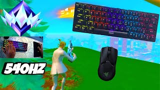 Kinxe Keyboard ASMR🤩 Unreal Reload 💰 Satisfying Keyboard Fortnite 540 FPS Smooth 4K [upl. by Aitat]