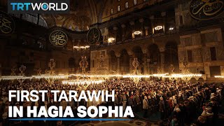 Hagia Sophia holds first Ramadan prayers in nearly 90 years [upl. by Enomaj986]