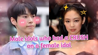 Male Idols Admitting to Crushing on Female Idols [upl. by Amik916]