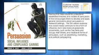 Persuasion Social Influence and Compliance Gaining 5e [upl. by Oribel]