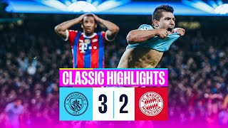 SERGIO AGUERO HATTRICK  Man City 32 Bayern Munich  Classic Highlights [upl. by Lubow]