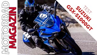 Erster Test Suzuki GSXS1000GT  Sporttourer der Zukunft Dynamik Windschutz Komfort und Preis [upl. by Leuams]