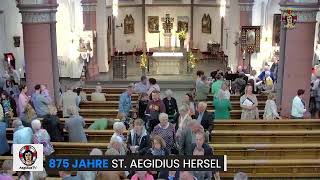 875 Jahre St Aegidius Hersel  Festmesse [upl. by Annirok441]