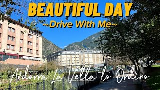 Andorra La Vella to Ordino  4K Drive  September 30 2024 🇦🇩 [upl. by Uziel]