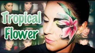 Tropical Flower Carnival Fantasy Makeup  Silvia Quiros [upl. by Cioban]