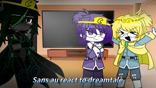 Sans au react to dreamtale my au [upl. by Lester786]