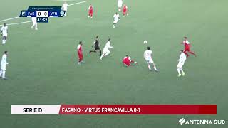 17 NOVEMBRE 2024  SERIE D  FASANO  VIRTUS FRANCAVILLA 01 [upl. by Amein]