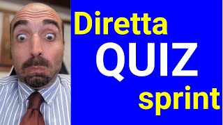 QUIZ sprint con Simone Chiarelli  ti aspetto in diretta 13112024 [upl. by Naquin]