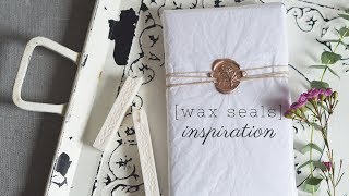 How To Use Wax Seals  Creative Inspiration [upl. by Norford]