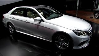 2014 MercedesBenz E350 4matic  Exterior and Interior Walkaround  2013 Detroit Auto Show [upl. by Ekenna]