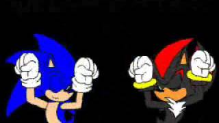 Caramel Dansen  Sonic and Shadow version [upl. by Dlnaod]