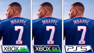 FIFA 22  PS5 vs Xbox Series SX  Graphics Comparison amp FPS [upl. by Noramac]