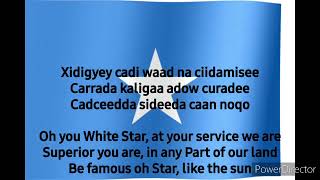 National Anthem of Somalia Qolobaa Calankeed SOEN [upl. by Elletnuahs]