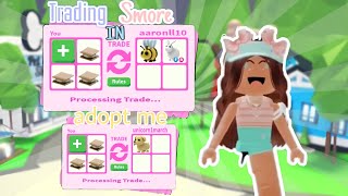 Trading smore in adopt me to Legendary PET [upl. by Innos]