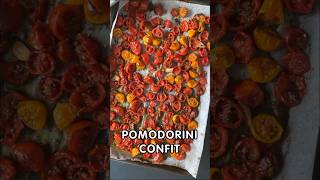 Pomodorini confit ♥️ Velocissimi e semplici da preparare ✨ [upl. by Domonic]