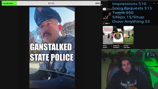 Vegan Gains Reacts To FrankTufano quotGANGSTALKED BY STATE POLICEquot [upl. by Alleira]