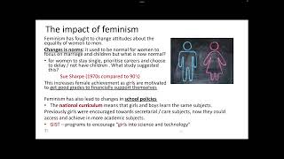 how gender affects educational achievement  GCSE sociology eduqas [upl. by Artimid]