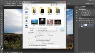 60 Second Photoshop Tutorial  Save Images JPEG PNG BMP TIFF etc HD [upl. by Ayahsey]