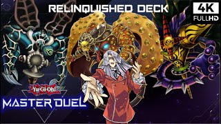 4K PC RELINQUISHEDMILLENIUM EYES ARCHTYPE Deck F2P  YGO MD Ranked Duels [upl. by Ahsakat342]