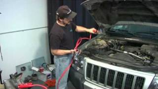 Auto Repair amp Diagnostics  How to Start a Car With Jumper Cables [upl. by Argella]