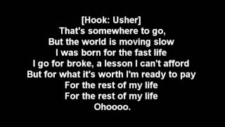 Ludacris  Rest Of My Life Lyrics ft Usher David Guetta [upl. by Certie597]