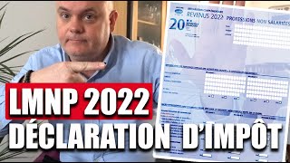 Comment faire sa déclaration dimpôt immobilier en LMNP pour 2022 [upl. by Sackman]