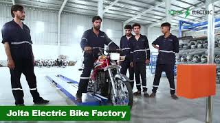 Factory visit to the Jolta electric bike bike assembling department [upl. by Ahtar466]