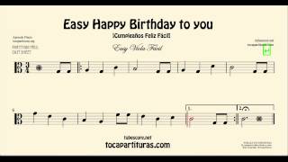 Happy Birthday SLOW PLAYALONG  Learn Happy Birthday for Absolute Beginners  Violin Tutorial [upl. by Head]